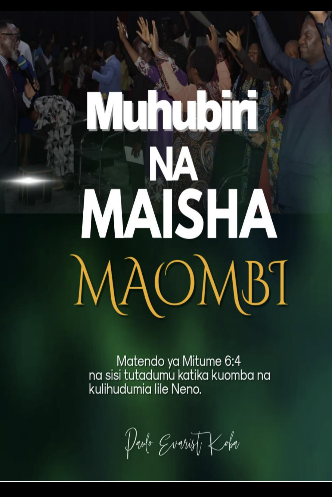 MUHUBILI NA MAISHA YA MAOMBI